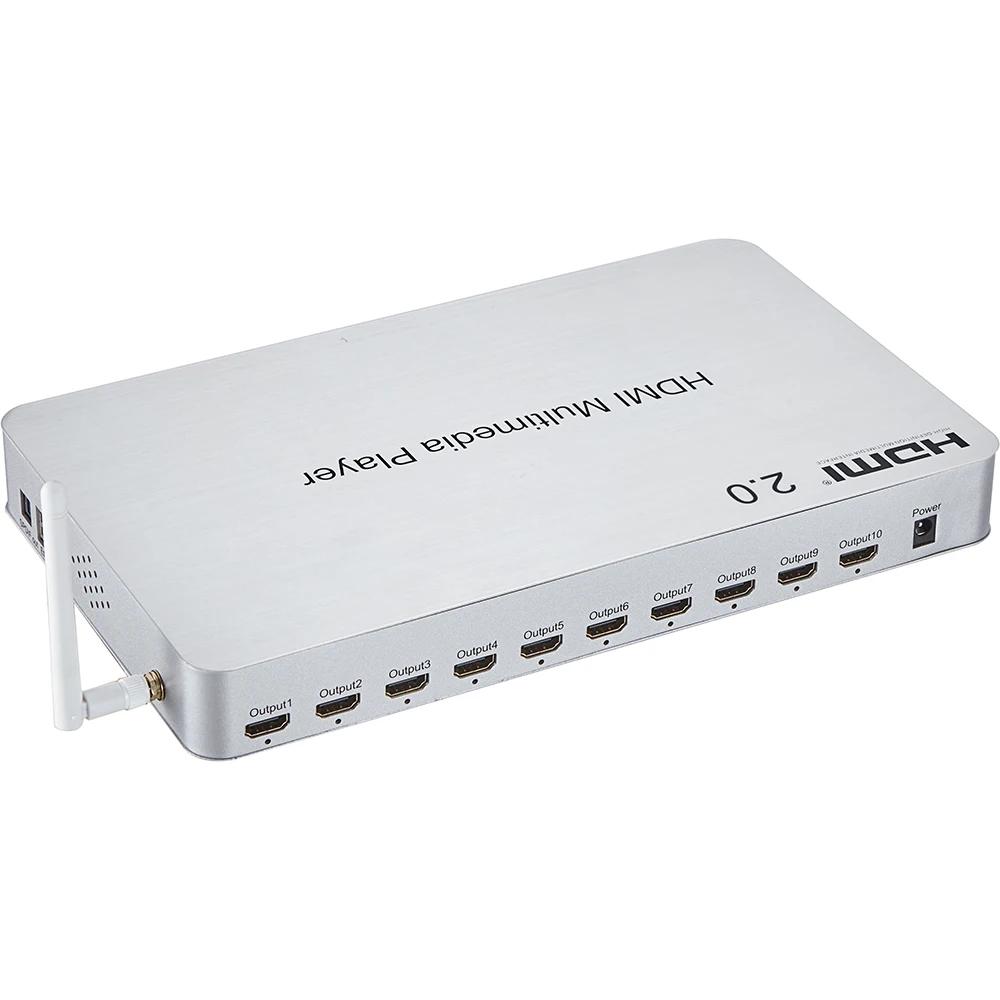 HDMI 2,0 10-способы Media Player коммутатор/разветвитель, 1,5 ГГц Quad-core Процессор Поддержка 2 K, 4 K, со сверхвысоким разрешением Ultra HD, играть по требованию, игр, просмотра веб-страниц
