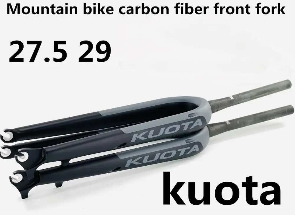 Kuota In Fibra di Carbonio Mountain Bike Forcella Tapered Rigida Forcella  Della Bicicletta MTB Parti 27,5/29 er Pollici Accessori|Bicycle Fork| -  AliExpress