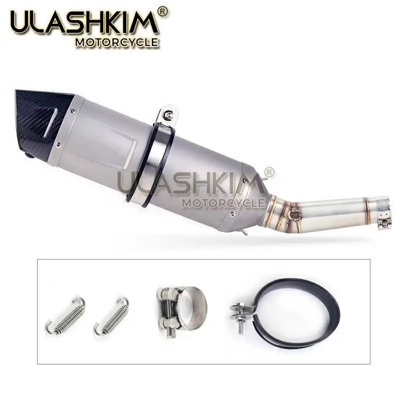 Мотоцикл Полная система глушитель Escape средняя ссылка трубы слипоны для HONDA NC700 NC750