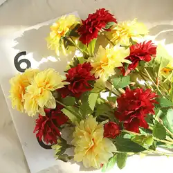 Новые искусственные цветы дом украшения Рождество свадьба сделай сам цветок путь цветы материал стены завод ветка 52*8,5*8,5 см