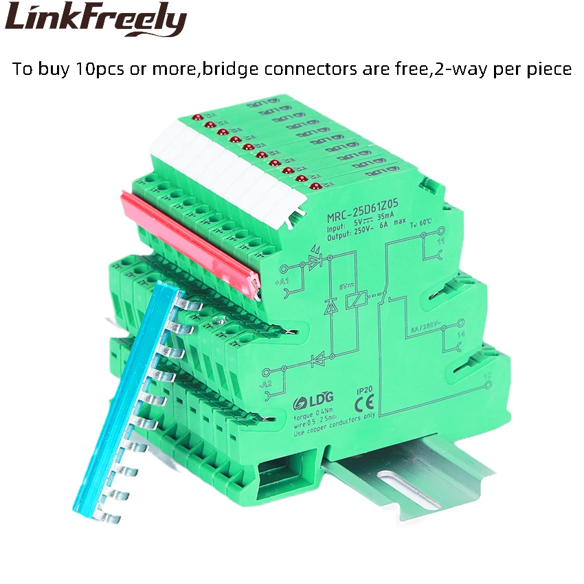 Mrc25d61z05 10pcs 5vdc Smart Plc Module Relay Switch