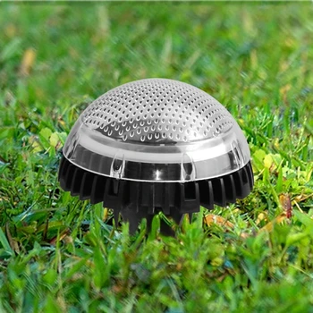

4PCS Outdoor Solar Ground Lights Walkway Lights Waterproof 8 LED Disk Light Durable Decorative Solar Powered Ground Lights