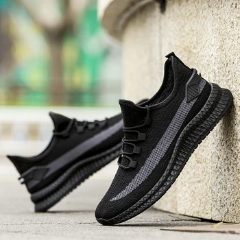 

Men Casual Shoes Light Running Gym Jogger Shoes Men's Sneakers Breathable Wear-resistant Outdoor Walking Men Sport Shoes Lace Up