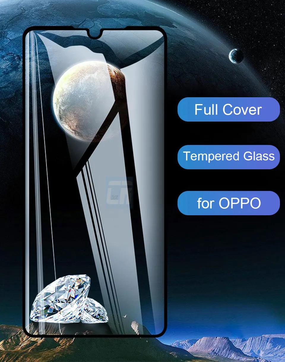 9H полное покрытие из закаленного стекла для OPPO A11X A9 A5 K5 Reno Ace Защита экрана для Realme 5X2 Pro Q XT защитное стекло