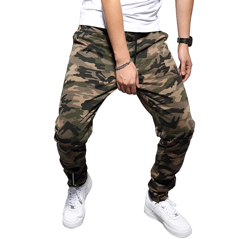 Для мужчин Штаны уличная джоггеры Pantalon Hombre chandal зимние свободные камуфляжные в стиле «хип-хоп» полной длины брюки карго Брюки в английском стиле