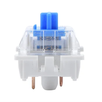 

10 PCs Blue Transparent Mechanical Keyboard Switch Plate Mounted Switch for NewGiant RGB Series