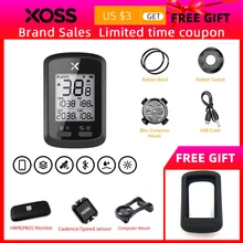 XOSS G+ gps компьютер Велоспорт Bluetooth 4,0 ANT+ велосипед беспроводной компьютер цифровой спидометр подсветка IPX7 водонепроницаемый Велоспорт