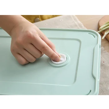 

Food Preservation Tray Refrigerator Dumplings Storage Organizer Box with Lid GQ999