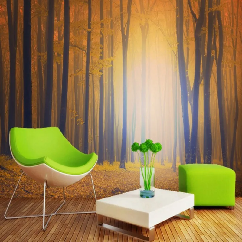 

Dropship Wallpaper Jungle Fantasy Beautiful Forest 3d Wallpaper For Walls Foto Mural Livng Room Fototapeta Nowoczesna