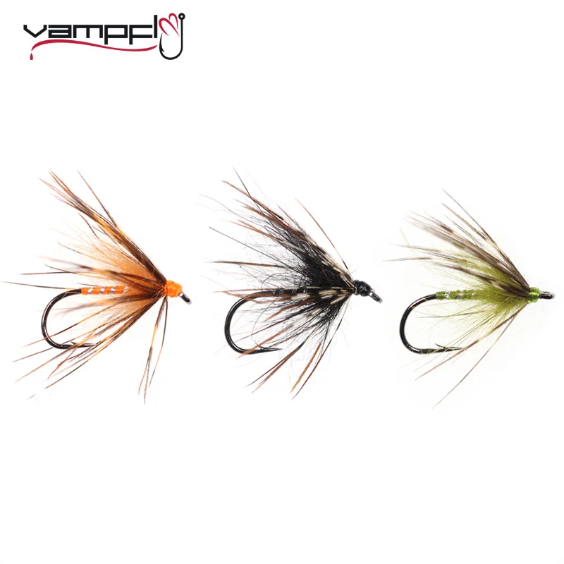Wet Trout Flies 10/12/14/16 Sea trout or Trout Mixed Pack 12 Pack Dunkeld