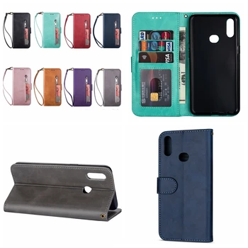 

Leather Wallet Case For Samsung A70 A50 A40 A20E M40 A20S A10S A90 5G A10 A30 M20 M30 Zipper Holder Pocket ID 3 Card 40PCS