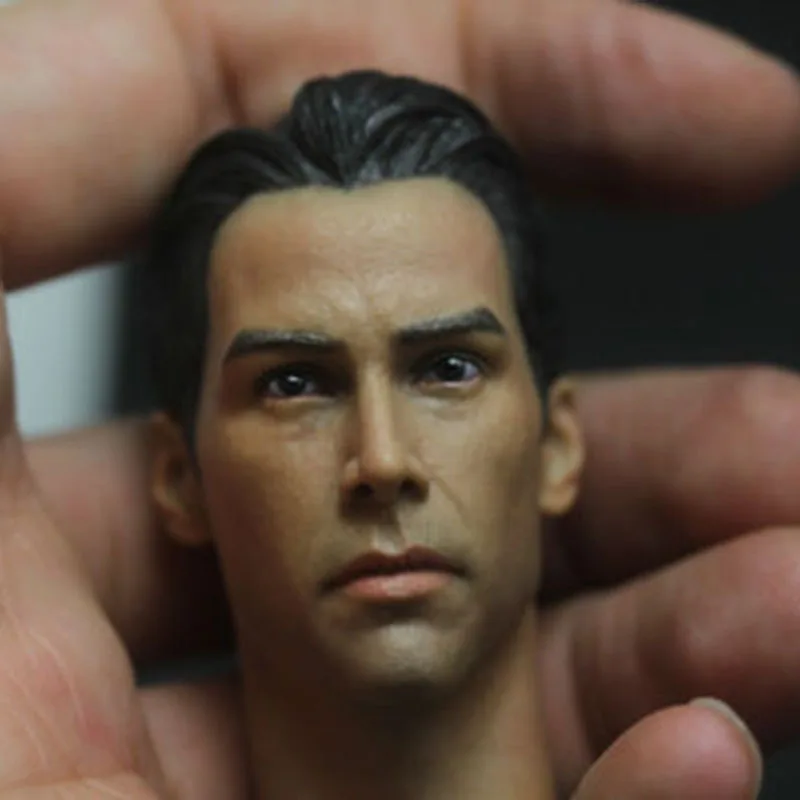 1/6th Neo Keanu Ривз человек голова лепить с шеи ПВХ Fit 12 дюймов фигурки Куклы