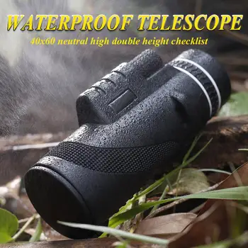 

Durable 40X ABS Illumination Optics Monocular Telescope Viewing Glasses Phone Camera Night Vision Goggles HD Telescope Outdoors