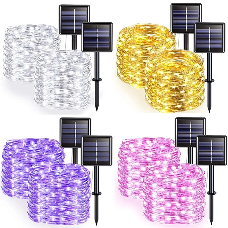 50/100/200/330 LED Solar Light Outdoor Lamp String Lights for Holiday Christmas Party Waterproof Fairy Lights Garden Garland. brightest outdoor solar lights