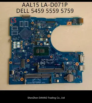 

AAL15 LA-D071P FOR DELL Inspiron 15-5000 5459 15-5559 5759 laptop motherboard CN-027G19 WITH SR2EU I3-6100U 100% fully tested