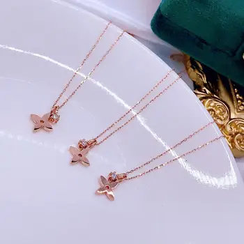 

18K Gold Clover Necklace Luxury Style Christmas Gift for Women Valentines Day Gift for Girlfriend