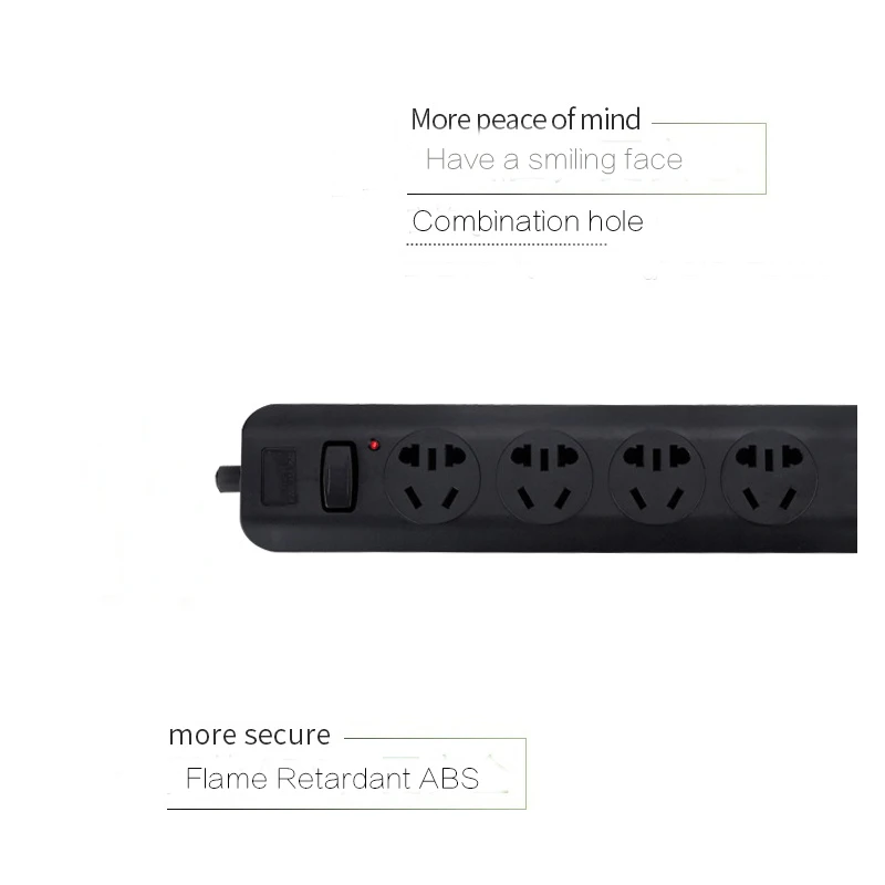 1,8 м удлинитель питания полосы 4 usb порта для зарядки Быстрая зарядка интеллектуальная розетка качественный адаптер преобразователя питания