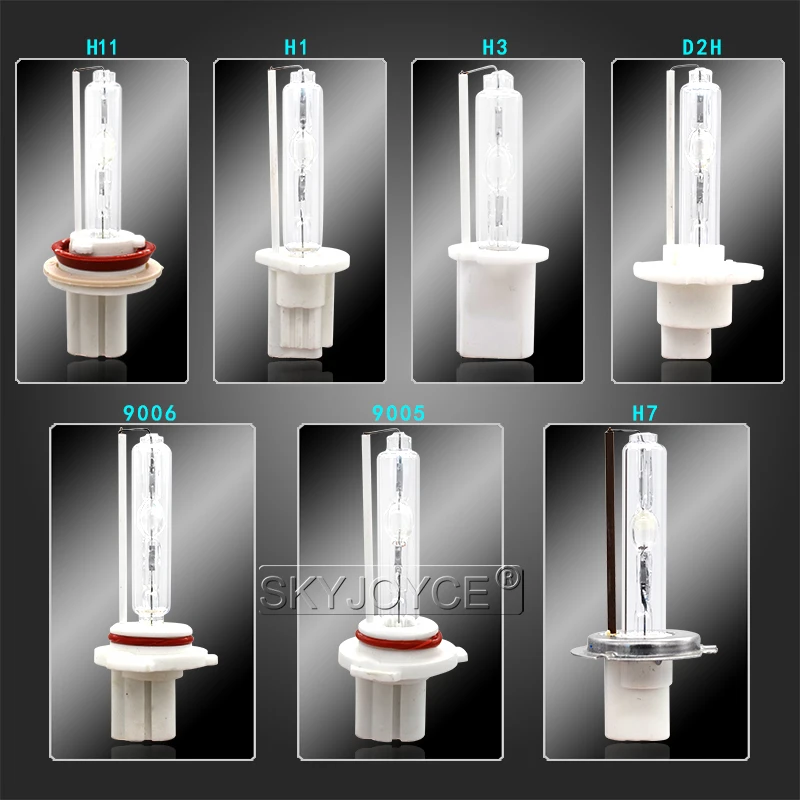 2PCS High Bright 200W HID Xenon Light Bulb 12V H1 H3 H7 H11 9005 9006 D2H 6000K 4300K 5000K 8000K Auto Xeno Headlight Lamp (5)