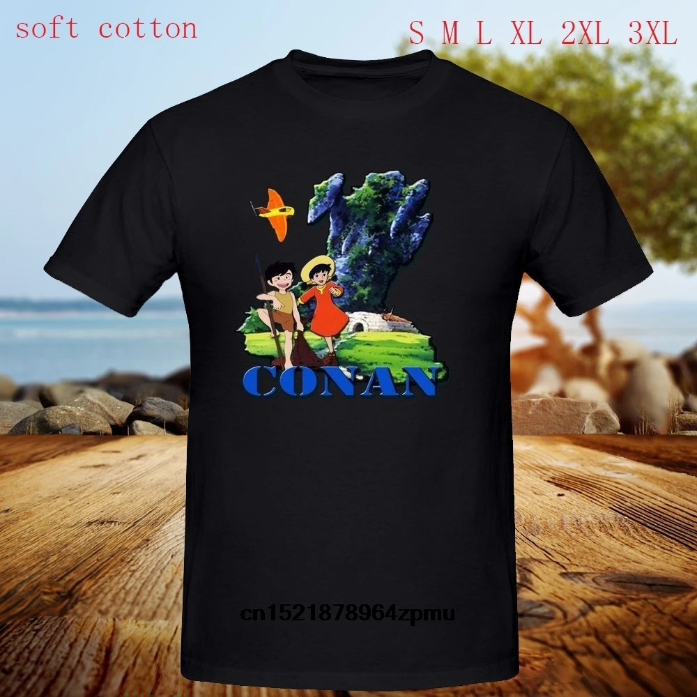 Men t shirt Future Boy Conan Summer Fashion New Arrive Tee Shirt Black t-shirt women |
