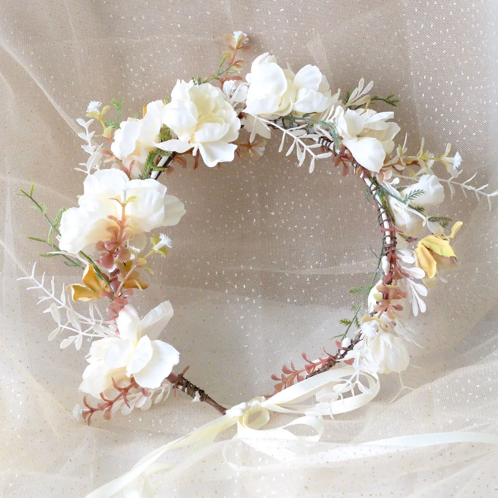 best headbands for women Bridesmaid Hair Flower Headbands Wedding Wreaths Hair Accessories Bridal Flower Crown Beach Hawaii Garland Floral Headpieces bride headband