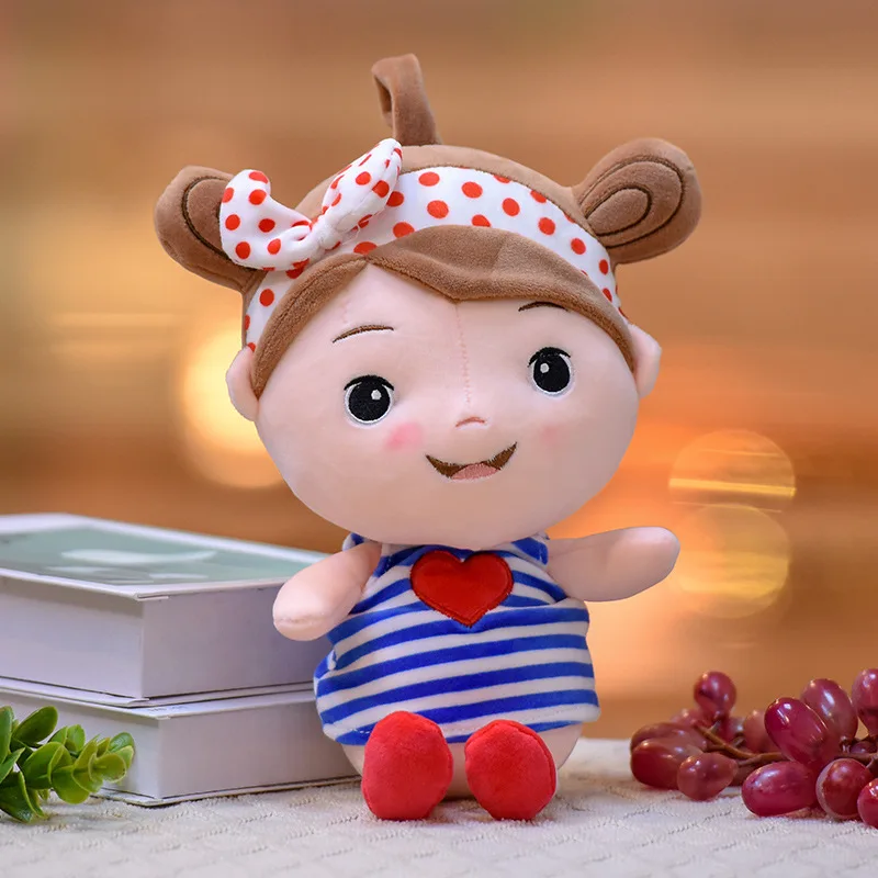 Плюшевая игрушка для детей кукла для девочек с изображением лоли для 3-7 лет кукла-девочка игрушка украшение комнаты девочки детский подарок на день рождения - Цвет: Королевский синий