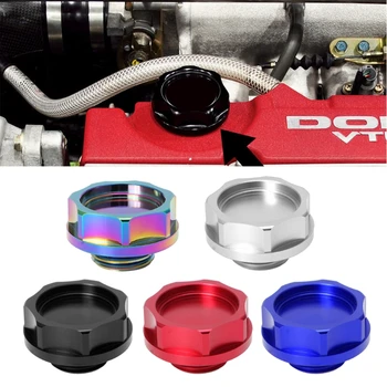

Aluminum Automobile Vehicle Oil Cap Fuel Tank Oil Cover Engine Oil Filler Cap For honda D/B/H/K/F/L-series