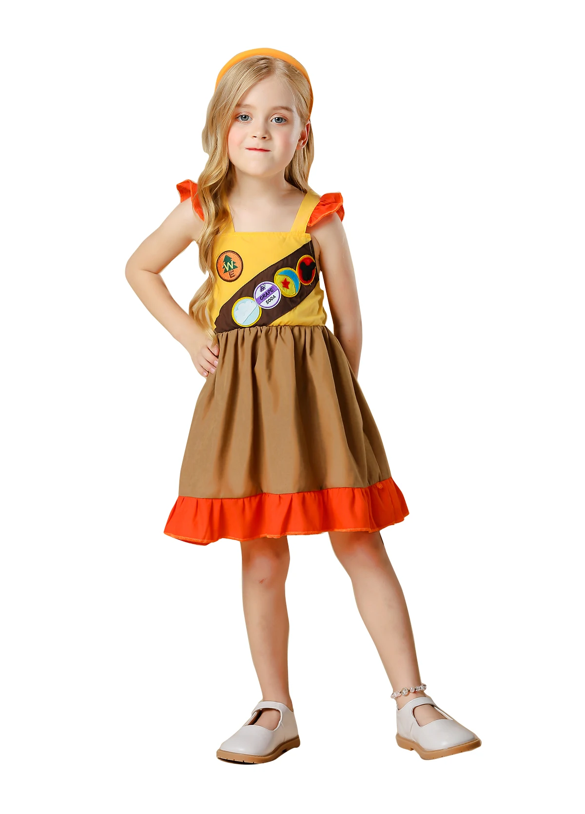 Wilderness Costume Theme Twirl Dress Russell cosplay animal kingdom outfit Girls Wilderness Explorer Twirl Dress for girls girls dress