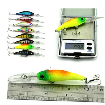 

New Outdoor Mixed Fishing Lure Set Artificial Fishing Lure Kit Minnow Fishing Strongly Fishing Hard Bait 43 Pcs