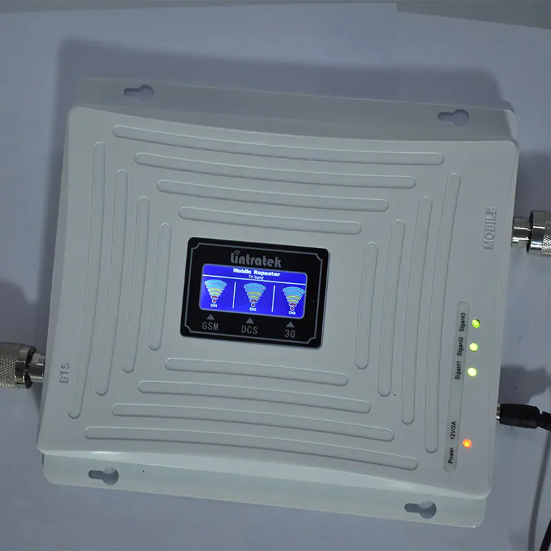 Усилитель сотового сигнала Lintratek 2G 3G 4G GSM трехполосный 900 DCS 1800 WCDMA 2100|Усилители