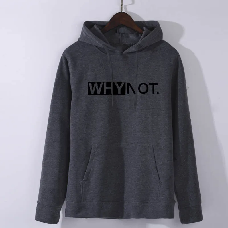 Dark grey 1 Почему не толстовки для женщин бренд женский длинный рукав сплошной цвет толстовка с капюшоном, толстовка милый спортивный костюм пальто повседневная спортивная одежда - Цвет: Dark grey 1