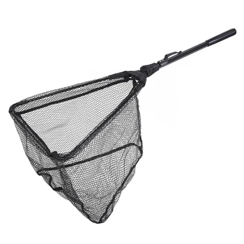 

Folding Fish Landing Net Portable Collapsible Triangular Fly Fishing Net Fish Catching or Releasing Carp Fishing Tackle Pesca