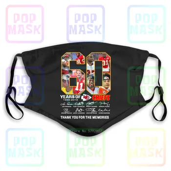 

Dust Mask with Filter 60 Years Kc Chiefs 1959-2019 Thank Memories Washable Reusable Mask