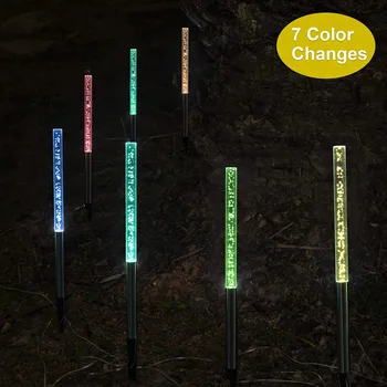 

Waterproof Outdoor Path Yard Garden Decor Lamp Crystal 5LED Solar Lawn Light Community Garden Road Path Decorative Lighting
