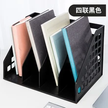 Aliexpress - A4 File Box Three Columns Stable File Bar Papers Basket Data Rack Desktop Holder Plastic Document Shelf File Office Organizer