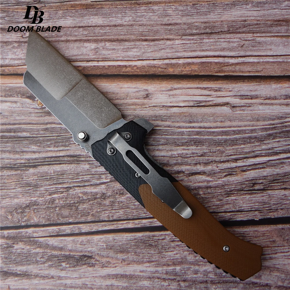 Складной нож с ручкой D2 Blade G10 7 9 дюйма FH11 60 61HRC 2 цвета для кемпинга охоты