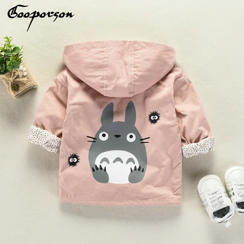 

Baby Girl Child Clothing Windbreaker Jacket for A Girls Clothes Newborns Babies Outfits Hooded Outerwear Spring Kid Cartoon Coat