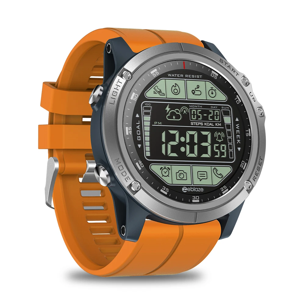 

Zeblaze VIBE 3S Smart Watch Dustproof Shockproof Waterproof 1.24-Inch FSTN Full View Display Screen Wristwatch BT4.0 Waterproof