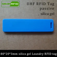 UHF RFID бирка Прачечная мягкий силикагель моющиеся Жаростойкие 915 м 868 м 860-960 м Alien H3 EPC Gen2 6C пассивные карты дальнего действия RFID бирка