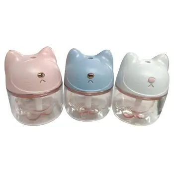 

New Ultrasonic Mini Air Humidifier Air Recuperator USB Desktop Portable Fogger Mist Maker for Car Home with LED Night Light