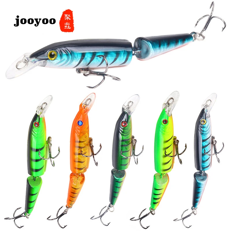 

jooyoo Lures Fish Two-section Hard Bait 9g/10.5cm Swing Bait Lures Fake Bait Artificial Bionic Fish Bait Fishing Gear Accessorie