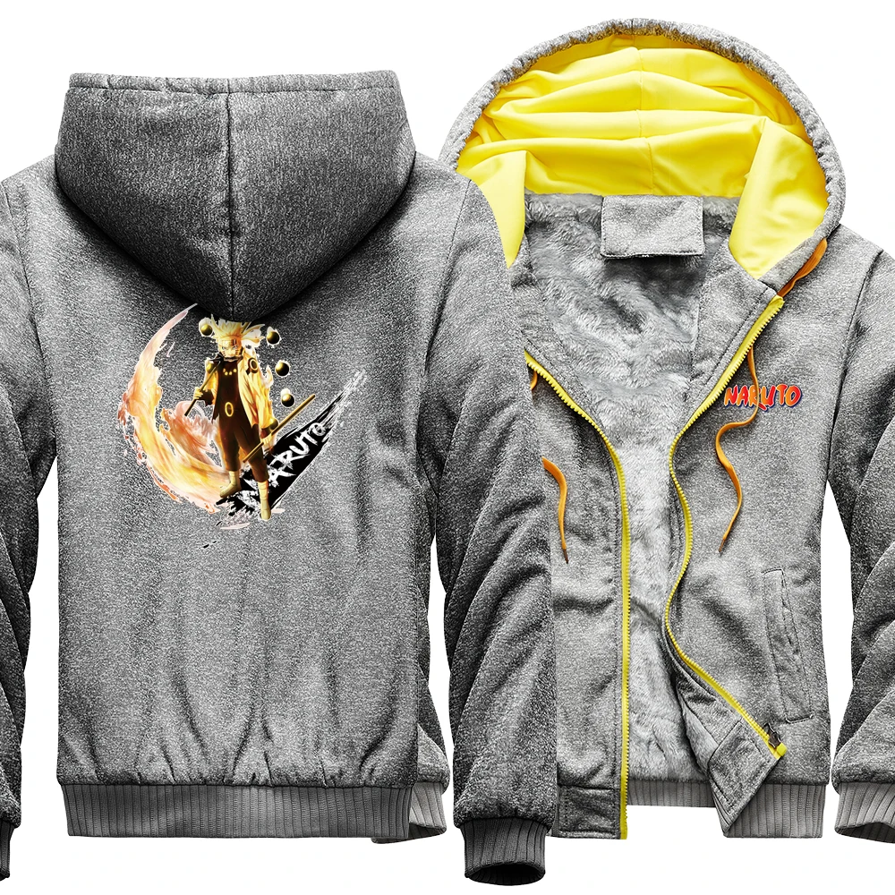 

Anime Naruto Japan Anime Coat Man Loose Fashion Hoodies Sportswear Jacket Thicken Sweatshirt Harajuku Pocket Cardigans Hoody