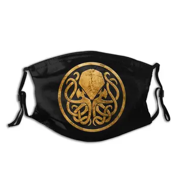 

Call Of Cthulhu Lovecraft Reusable Mouth Face Mask Anti Bacterial Dustproof Protection Cover Respirator Muffle Mask with Filters