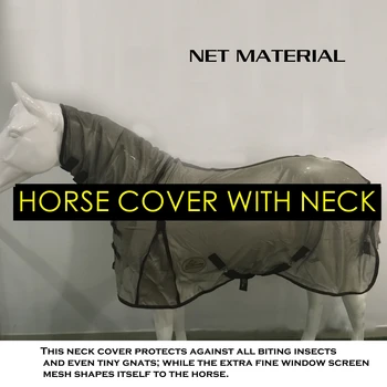 

Horse Mesh Rug Neck BODY Cover neck Mosquito Fly free size breath mesh window summer protects biting insects tiny gnats
