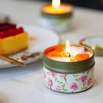 

Aromatherapy Candle Set Four Family Travel Aromatherapy Candles Valentine's Day decoration for home accessories ornament