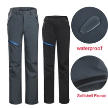 Новые походные брюки мужские водонепроницаемые флисовые зимние уличные брюки спортивные походные велосипедные лыжные флисовые брюки