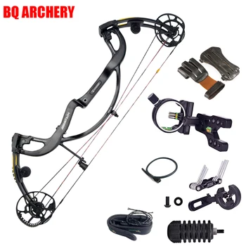 

Archery Pure Carbon Fiber Compound Bow Predator 2 Generation 50-65lbs Naked bow Axle-to-axle 32inch for Hunting Shooting