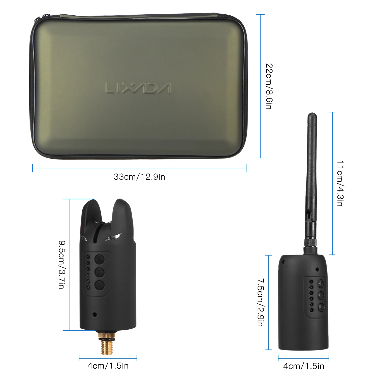 デルキム送信機 赤LED アクセサリー付き バイトアラーム その他