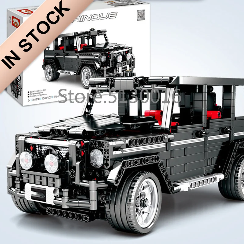 701960 Technic 2425 G500 SUV AWD Wagon Cars Expert MOC 1343 шт модель строительных блоков совместима с 20086 20077 10265