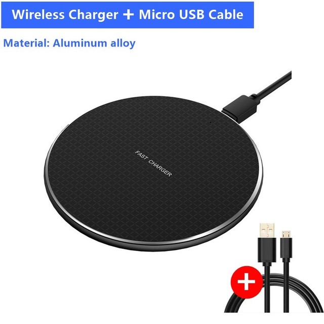 Universal Qi Wireless Charger For IPhone Wireless Charging Pad For Samsung Xiaomi Huawei Fast Wireless Charging Stand