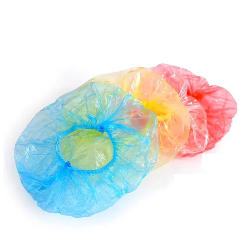 100pcs Surgical Cap - Hair Net Caterpillar cap Blue Bouffant Shower |